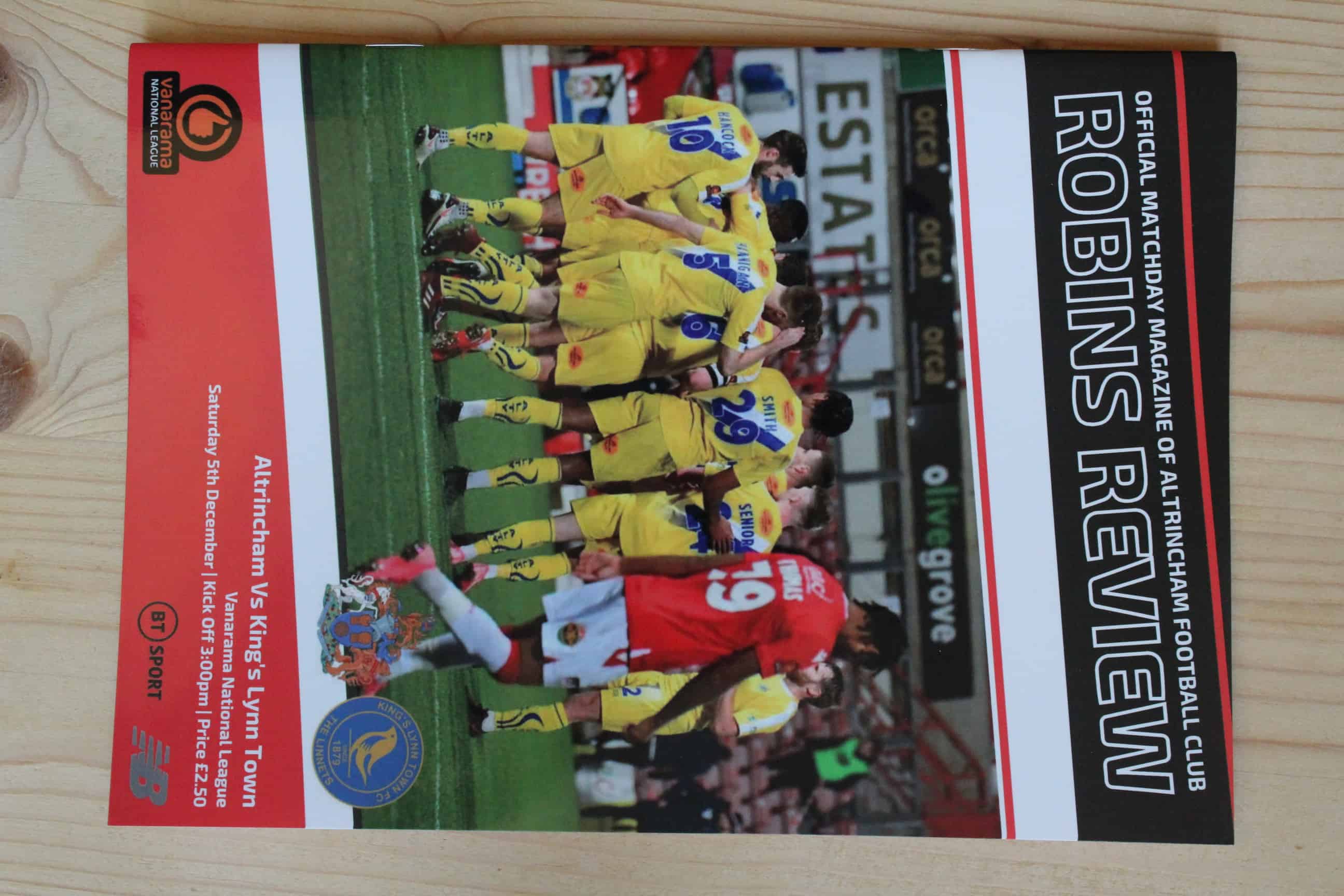 Altrincham v Kings Lynn Town